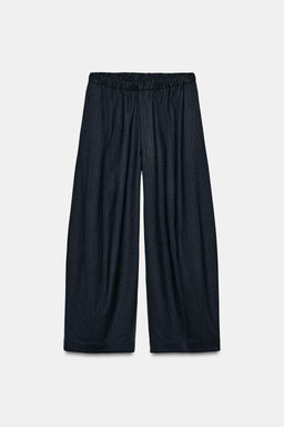 ZW COLLECTION WIDE-LEG TROUSERS - Zara фото 6