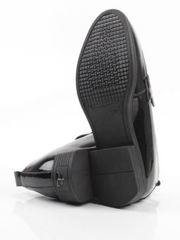 03-DHL255-1 BLACK Лоферы женские (натуральная кожа)