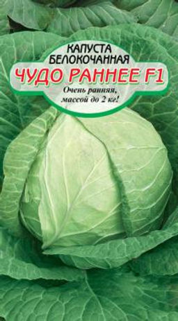 Чудо раннее F1 б/к капуста 0,2 гр (ссс)