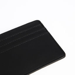 Картхолдер, на 3 карты, отделение для купюр, чёрный