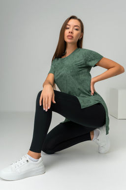 Удлиненная женская футболка с разрезами Happyfox - Happy fox фото 11