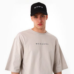 Кепка мужская «Минимум», чёрная, р-р 56