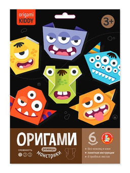 Набор для творчества "Оригами. Монстрики" 6 фигурок (05040)