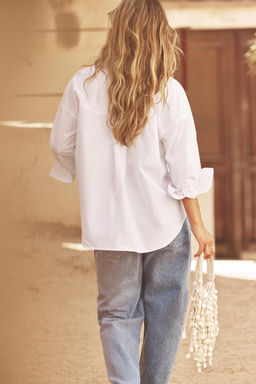 BASIC POPLIN SHIRT - Zara фото 13