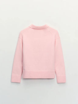 Джемпер поло с молнией / Zarina  фото 7