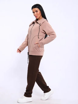 Костюм Натали 19131 кофта и брюки из футера  фото 39