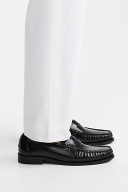 LEATHER PENNY LOAFERS - LIMITED EDITION - Zara фото 2