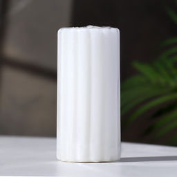 Ароматическая свеча - цилиндр «Рельеф. Французская ваниль», 5×10 см