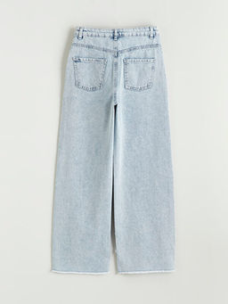 Wideleg K?z ?ocuk Jean Pantolon