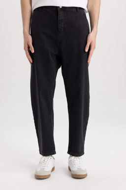 Свободные джинсовые брюки скинни с напуском