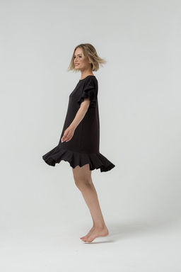 Платье с волнами ПЛОТНЫЙ ХЛОПОК - Knitka wear фото 4