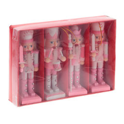 Набор из 4шт Украшение новогоднее "Щелкунчик", L19 W4 H13,5 см