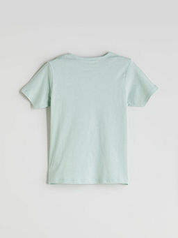 Bisiklet Yaka California Bask?l? Erkek ?ocuk ?ortlu Pijama Tak?m?