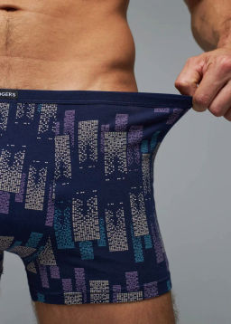 Трусы мужские боксеры Rogers 80454 хлопок, эластан размеры M, L, XL, 2XL  фото 3