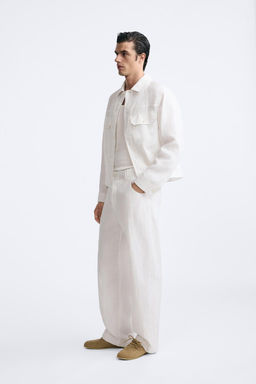 100% HEMP TROUSERS - Zara фото 4