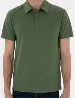 Haki Slim Fit Polo Yaka Ti__rt - Pierre cardin фото 6