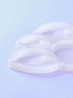 Форма для леденцов Сердечки, силикон, 16?14?0.7 см, 6 ячеек, прозрачная