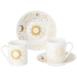 КОФЕЙНЫЙ НАБОР LEFARD ASTRONOMY НА 2 ПЕР. 4 ПР. 100 МЛ