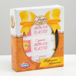 Визитки вафельные «Пасха», 132 шт.