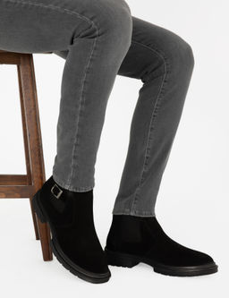 Siyah %100 S_et Deri Bot