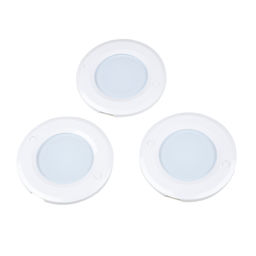 ULM-F40-6W/4200K/DIM SENSOR IP20 WHITE Светильник светодиодный накладной, ультратонкий с бесконтактным выключателем, диммер. Круглый. D85х6,5мм. 255Lm. Белый. ТМ Uniel.