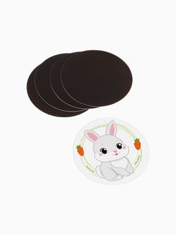 Набор наклеек для приучения к горшку «Зверята» 5 шт. с термо слоем 65×65 мм