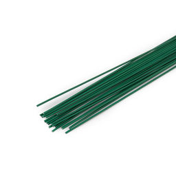 Blumentag PGW-0.95 Проволока флористическая в оплётке 0.95 мм 5 х 20 шт. 40 см №01 зеленый  фото 4