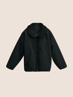 Куртка-бомбер утепленная с широким воротником / Zarina  фото 10