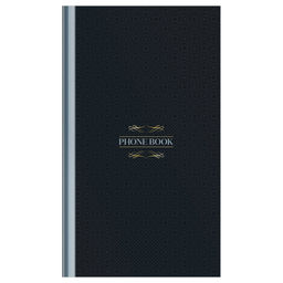 Телефонная книга OfficeSpace А5 тв. обл., 80л."Моноколор. Dark" (Тк80т_55496) высечка, выб. лак
