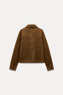 FAUX SUEDE JACKET - Zara фото 12
