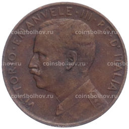 Монета 1 чентезимо 1915 года Италия