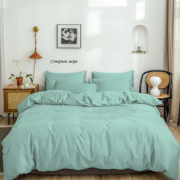 Комплект постельного белья Северное море, вареный хлопок 2 сп