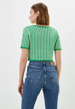 Вязаный кардиган на шнуровке - Incity фото 8