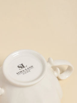 Сахарница SL Home «Аманде», 350 мл, 17×11×12 см, фарфор, белая