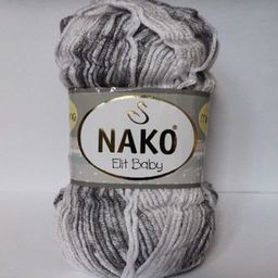 Цена за 5 мотков пряжи ELIT BABY MINI BATIK