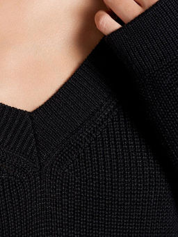 Пуловер женский ZZ-01001 black - Eleganzza фото 4