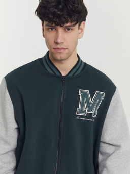 Жакет мужской в темно-зеленом цвете с печатью т.зеленый +печать 121187 - Mark formelle фото 8