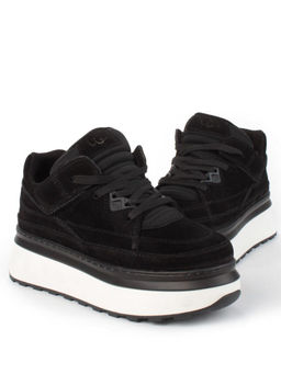 05-A9001-4 BLACK Кроссовки женские (натуральная замша)