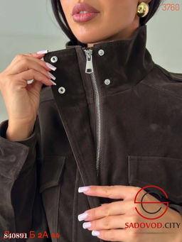 Замшевая женская куртка - Bruno фото 2
