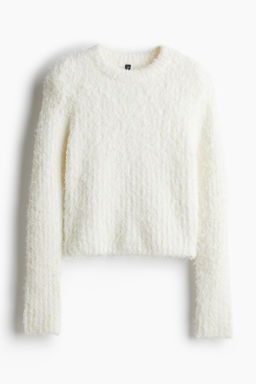 Jersey en punto efecto pelo con hombreras - H&m фото 8