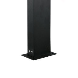 ULU-T72A-14W/4000K IP65 BLACK Светильник светодиодный уличный. Архитектурный напольный. Белый свет (4000K). Корпус черный. TM Uniel