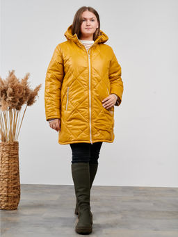 Полупальто Руди горчичный