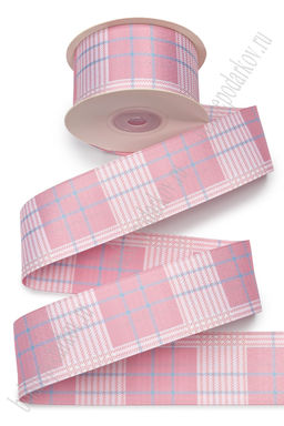 Лента тканевая "Клетка" 4 см*10 ярд (SF-7723) №5