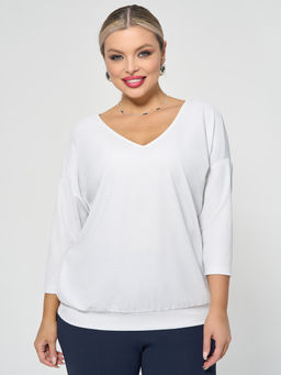 Джемпер 0057-9 белый бриллиант