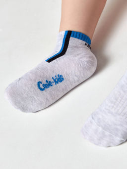 Цена за 2 пары CONTE-KIDS ACTIVE (короткие) Носки детские светло-серый