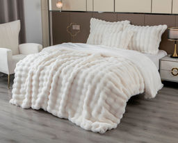 Покрывало декоративное Buffy Premium (молоко) - Kazanov.a. фото 3