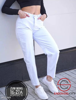 Джинсы с высокой посадкой