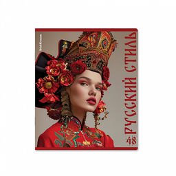 Цена за 5 шт. Тетрадь общая ученическая ErichKrause Russian Style, 48 листов, глянцевая ламинация, клетка_MIX-PACK фото 7