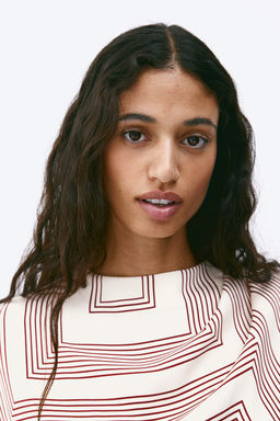 Blusa drapeada