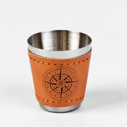 Подарочный набор 6 в 1 Компас: фляжка 270 мл, 4 стопки 30 мл, воронка - Simaland фото 5